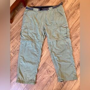 ExOfficio Nio Amphi Convertible Pant- Khaki Green (40-42)
